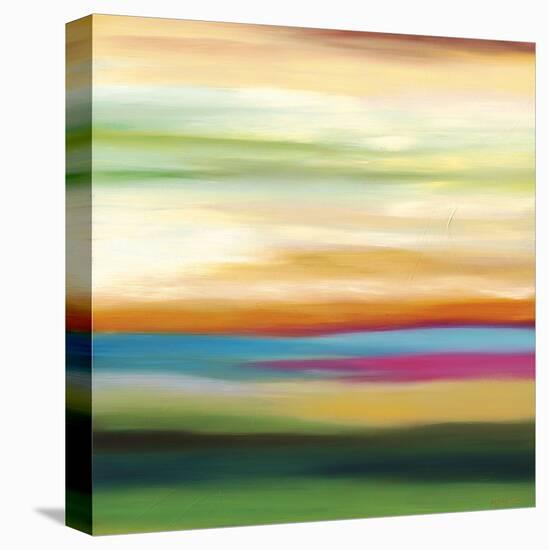 Painted Skies 3-Mary Johnston-Stretched Canvas