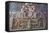 Painted Stucco Frieze, 55 Feet Long, Inside Structure I-Richard Maschmeyer-Framed Stretched Canvas