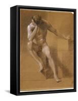 Painted Study of Male Nude, c.1800-John Constable-Framed Stretched Canvas