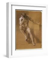 Painted Study of Male Nude, c.1800-John Constable-Framed Giclee Print