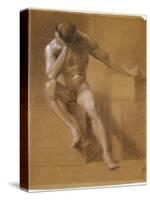 Painted Study of Male Nude, c.1800-John Constable-Stretched Canvas