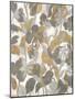 Painted Tropical Screen II Gray Gold Crop-Silvia Vassileva-Mounted Art Print