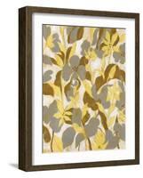 Painted Tropical Screen II-Silvia Vassileva-Framed Art Print