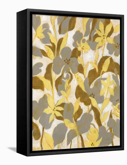 Painted Tropical Screen II-Silvia Vassileva-Framed Stretched Canvas