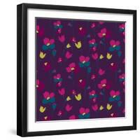 Painted Tulips-null-Framed Giclee Print