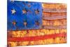 Painted US flag, Georgia, USA-Panoramic Images-Mounted Photographic Print