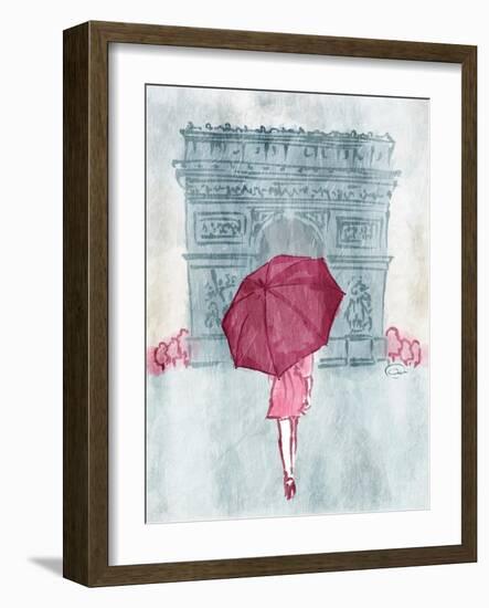 Painted Walk Away-OnRei-Framed Art Print