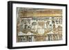 Painted Wall Relief, Temple of Rameses III, Medinet Habu, Egypt, 12th Century Bc-null-Framed Giclee Print