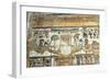 Painted Wall Relief, Temple of Rameses III, Medinet Habu, Egypt, 12th Century Bc-null-Framed Giclee Print