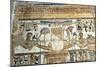 Painted Wall Relief, Temple of Rameses III, Medinet Habu, Egypt, 12th Century Bc-null-Mounted Giclee Print