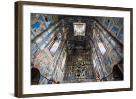 Painted Walls in the Cathedral of the Kremlin of Rostov Veliky, Golden Ring, Russia, Europe-Michael Runkel-Framed Photographic Print