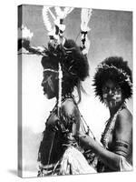 Painted Warriors, Papua, New Guinea, 1936-Sport & General-Stretched Canvas