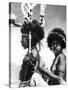 Painted Warriors, Papua, New Guinea, 1936-Sport & General-Stretched Canvas