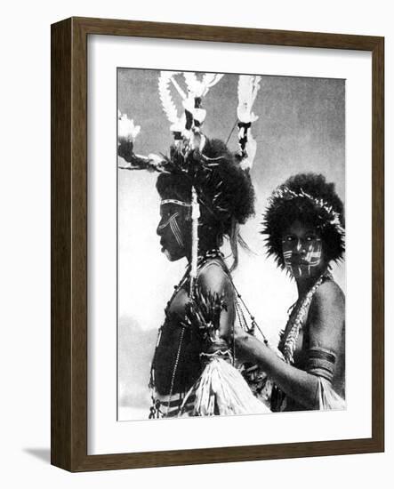 Painted Warriors, Papua, New Guinea, 1936-Sport & General-Framed Giclee Print