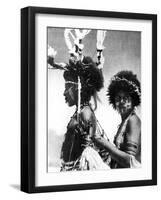 Painted Warriors, Papua, New Guinea, 1936-Sport & General-Framed Giclee Print