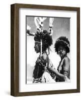 Painted Warriors, Papua, New Guinea, 1936-Sport & General-Framed Giclee Print