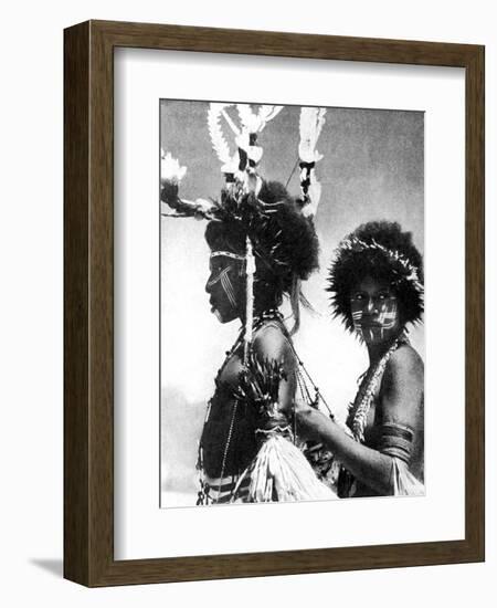 Painted Warriors, Papua, New Guinea, 1936-Sport & General-Framed Giclee Print