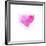 Painted Watercolor Heart-lozas-Framed Art Print