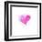 Painted Watercolor Heart-lozas-Framed Art Print