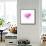 Painted Watercolor Heart-lozas-Framed Stretched Canvas displayed on a wall