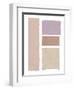 Painted Weaving III on White Blush-Piper Rhue-Framed Art Print