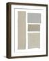 Painted Weaving III on White-Piper Rhue-Framed Art Print