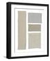 Painted Weaving III on White-Piper Rhue-Framed Art Print