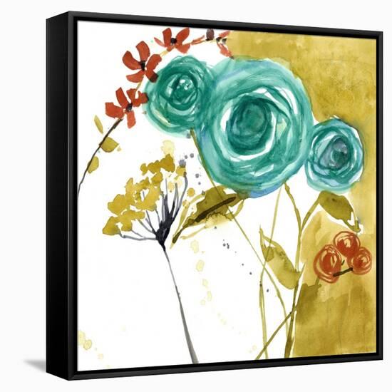 Painted Whimsy V-Jennifer Goldberger-Framed Stretched Canvas