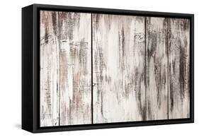 Painted Wood Background-oksix-Framed Stretched Canvas