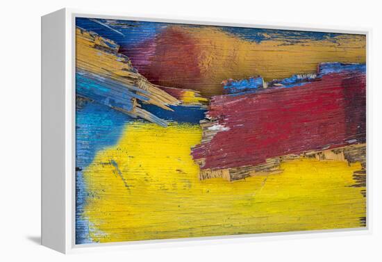 Painted Wood-Kathy Mahan-Framed Stretched Canvas