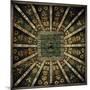 Painted Wooden Ceiling, Norman Art, Hall of Four Winds, Palace of Normans-null-Mounted Giclee Print