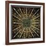 Painted Wooden Ceiling, Norman Art, Hall of Four Winds, Palace of Normans-null-Framed Giclee Print