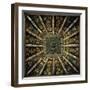 Painted Wooden Ceiling, Norman Art, Hall of Four Winds, Palace of Normans-null-Framed Giclee Print