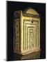 Painted Wooden Model of Temple of Goddess Neith at Sais-null-Mounted Giclee Print