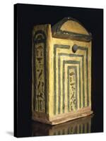 Painted Wooden Model of Temple of Goddess Neith at Sais-null-Stretched Canvas