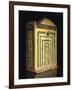 Painted Wooden Model of Temple of Goddess Neith at Sais-null-Framed Giclee Print