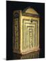 Painted Wooden Model of Temple of Goddess Neith at Sais-null-Mounted Giclee Print