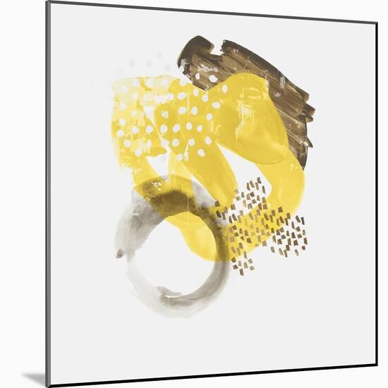 Painted Yellow II-PI Studio-Mounted Art Print