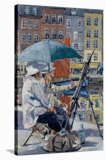 Painter and His Wife, Honfleur-Rosemary Lowndes-Stretched Canvas