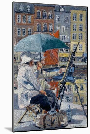 Painter and His Wife, Honfleur-Rosemary Lowndes-Mounted Giclee Print