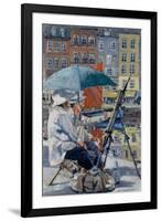 Painter and His Wife, Honfleur-Rosemary Lowndes-Framed Giclee Print