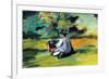 Painter at Work-Paul C?zanne-Framed Premium Giclee Print