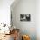 Painter Balthus at Work in His Studio in the Chateau de Chassy-Loomis Dean-Photographic Print displayed on a wall