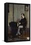 Painter Cristiano Banti at Harmonium-Giovanni Boldini-Framed Stretched Canvas