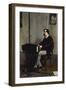 Painter Cristiano Banti at Harmonium-Giovanni Boldini-Framed Giclee Print