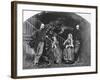 Painter Dante Gabriel Rossetti with His Family-Lewis Carroll-Framed Photographic Print