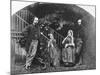 Painter Dante Gabriel Rossetti with His Family-Lewis Carroll-Mounted Photographic Print