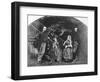 Painter Dante Gabriel Rossetti with His Family-Lewis Carroll-Framed Photographic Print