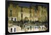 Painter is Reflected in River or Canal at Martigues, a Mediterranean Fishing Village-Walter Sanders-Framed Premium Photographic Print