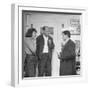 Painter Jackson Pollock and Lee Krasner Talking with Guest-Martha Holmes-Framed Premium Photographic Print